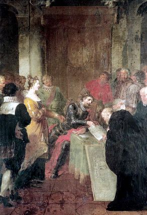 Gründung der Abtei Prüm